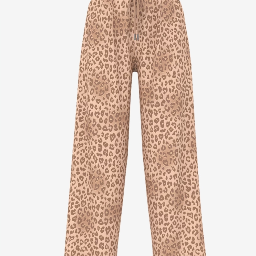 Victoria's Secret Leopard Print Wide Leg Pants